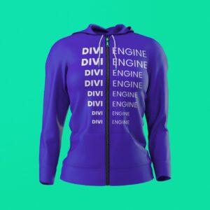 Hoodie-Women-2.jpg Purple Divi Engine Text Zipper Hoodie